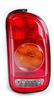 FANALE P/DX ARANCIO ROSSO MINI CLUBMAN R55 07/06>06/10